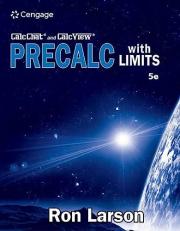 Webassign for Larson's Precalculus with Limits, Single-Term Printed Access Card 5th