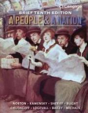 People and a Nation: History of the U.S., Brief - MindTap V2.0 10th