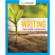 Writing: Ten Core Concepts - MindTap (1 Term)