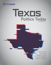 Texas Politics Today - Text Only (Looseleaf) 19th