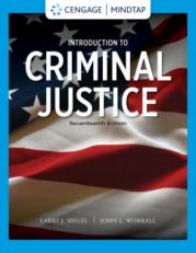 MindTap for Siegel/Worrall's Introduction to Criminal Justice, 17th Edition [Instant Access], 1 term