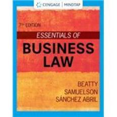 Essentials of Business Law - 1 Term MindTap