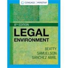 Legal Environment - MindTap (1 TERM)