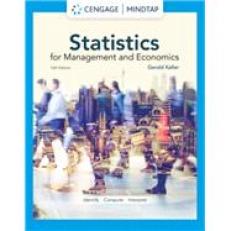 Statistics for Management and Economics - MindTap (1 Term)