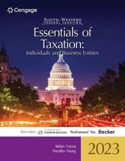 South-Western Federal Taxation 2023 : Essentials of Taxation: Individuals and Business Entities (Intuit ProConnect Tax Online and RIA Checkpoint, 1 Term Printed Access Card)