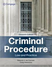 Criminal Procedure: Law and Practice 11th