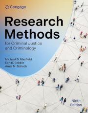 Research Methods for Criminal Justice and Criminology 9th