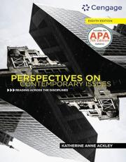 Perspectives on Contemporary Issues (w/ APA7E Updates and MLA9E Updated Card) 8th