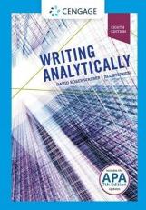 Writing Analytically (with 2019 APA Updates and MLA 2021 Update Card) 8th