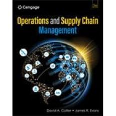 Operations and Supply Chain Management - MindTap 3rd