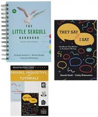 They Say / I Say, 4e with Access Card + the Little Seagull Handbook with Exercises, 3e