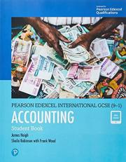 Pearson Edexcel International GCSE (9-1) Accounting SB (Edexcel International GCSE)