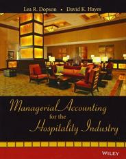 Managerial Accounting for the Hospitality Industry with CD 