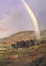 Landscape with Rainbow Notebook 