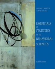 Essentials of Statistics for the Behavioral Sciences 7th