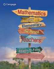 Mathematics for Elementary School Teachers 