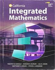 Hmh Integrated Math 3 California : Student Edition 2015