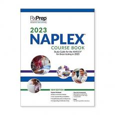 RxPrep's 2023 Course Book for Pharmacist Licensure Exam Preparation 