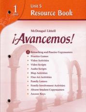 Avancemos! 1 Unit 5 Resource Book