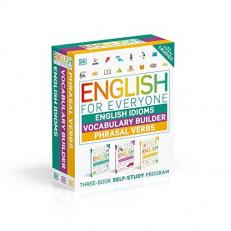 English for Everyone English Idioms, Vocabulary Builder, Phrasal Verbs 3 Book Box Set