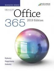 Marquee Series: Microsoft Office 2019 : Text 