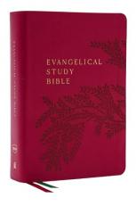 Evangelical Study Bible : Christ-Centered. Faith-Building. Mission-Focused. (NKJV, Pink Leathersoft, Red Letter, Large Comfort Print) 