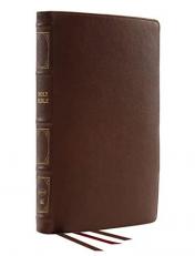 NKJV Reference Bible, Classic Verse-By-Verse, Center-Column, Red Letter, Comfort Print : Holy Bible, New King James Version [Brown] 