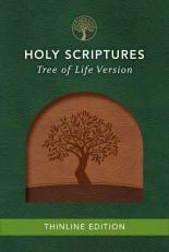 TLV Thinline Bible, Holy Scriptures, Walnut/Brown, Tree Design Duravella 