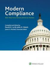 Modern Compliance : Best Practices for Securities and Finance Volume 1 