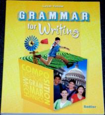 Grammar for Writing-Level Yellow 