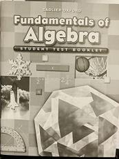 Student Test Booklet: Fundamentals of Algebra Grade 7