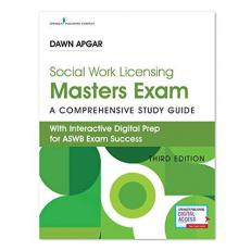 Social Work Masters Exam Guide : A Comprehensive Study Guide for Success 3rd