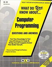 What Do You Know about Computer Programming? : Passbooks Study Guide 