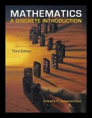 Mathematics : A Discrete Introduction 3rd