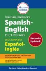 Merriam-Webster's Spanish-English Dictionary (Spanish Edition) 