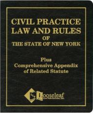 Civil Practice Law and Rules Plus Appendix, N. Y. S. 