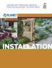 Landscape Training Manual for Installation Technicians 