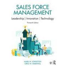 Sales Force Management 13th