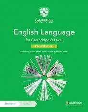 Cambridge o Level English Language Coursebook with Digital Access (2 Years)