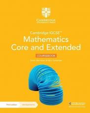 Cambridge IGCSE(tm) Mathematics Core and Extended Coursebook with Digital Version (2 Years' Access)