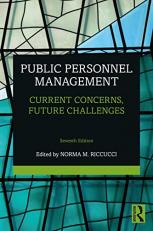 Public Personnel Management : Current Concerns, Future Challenges 