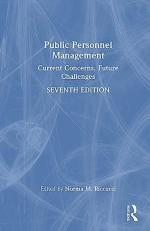 Public Personnel Management : Current Concerns, Future Challenges 