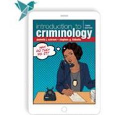 SAGE Vantage: Introduction to Criminology: Why Do They Do It? 3rd