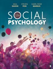 Social Psychology 12th