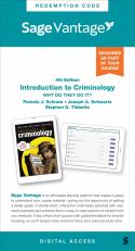 Sage Vantage: Introduction to Criminology: Why Do They Do It? 4th