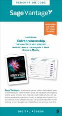 Sage Vantage: Entrepreneurship: The Practice and Mindset 3rd