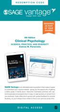 BUNDLE: Pomerantz, Clinical Psychology: Science, Practice, and Diversity 6e (Vantage Shipped Access Card) + Pomerantz, Clinical Psychology: Science, Practice, and Diversity 6e (Loose-Leaf)