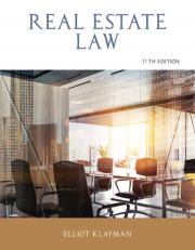 Real Estate Law 11th Edition