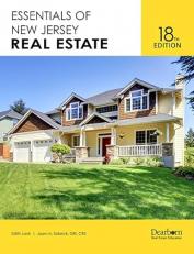 Essentials of New Jersey Real Estate, 18th Edition: Includes NJ policy & law changes, 800+ Practice Questions related to all mandated topics for Salesperson Licensing (Dearborn Real Estate Education)