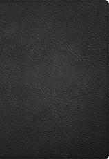 NASB Super Giant Print Reference Bible, Black Genuine Leather 